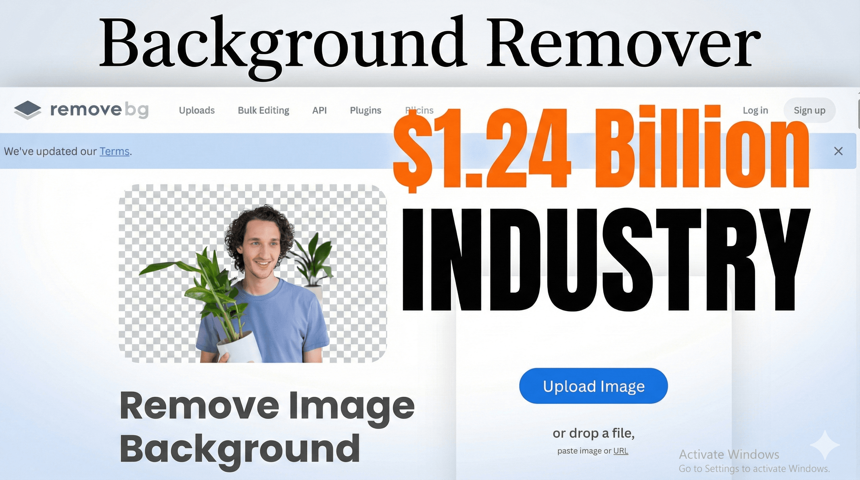 Background remover billion dollar industry