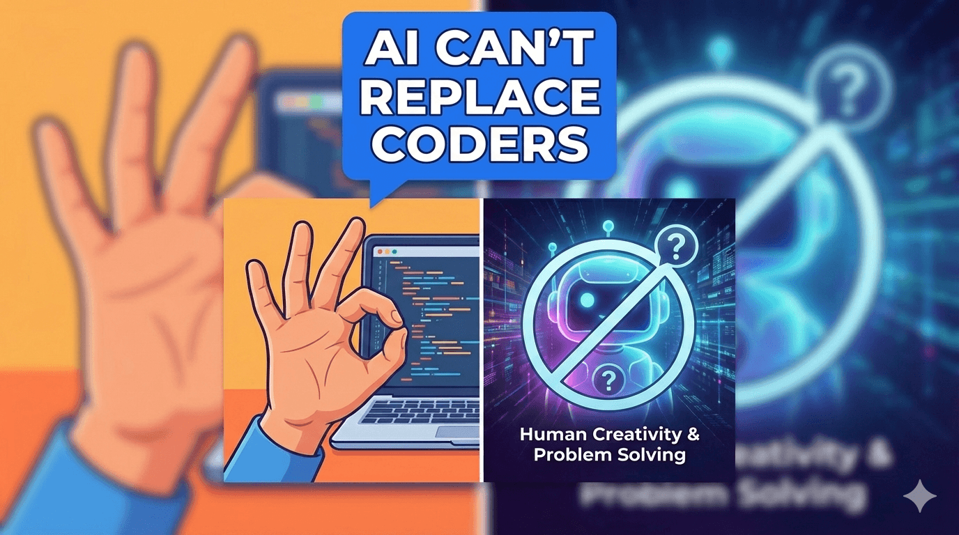 Why AI cannot replace human coders